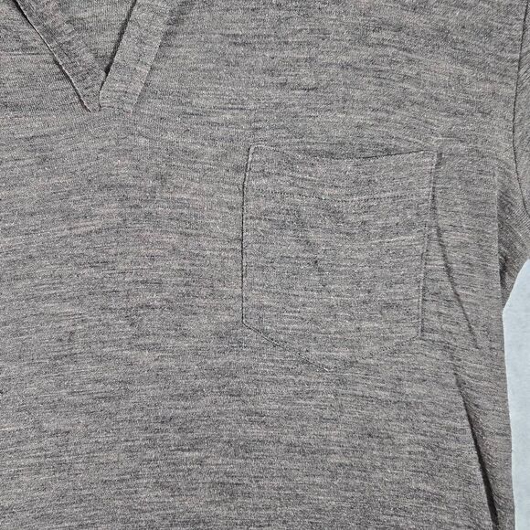 Dolce Gabbana Shirt Pocket Tee Sheer size 48 Medium Long Sleeve - Picture 3 of 15